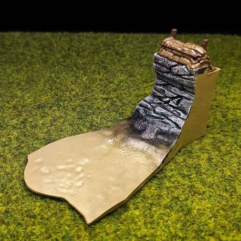 WWII Beach Landing Diorama – 1/72 Scale 12 Figures with Base