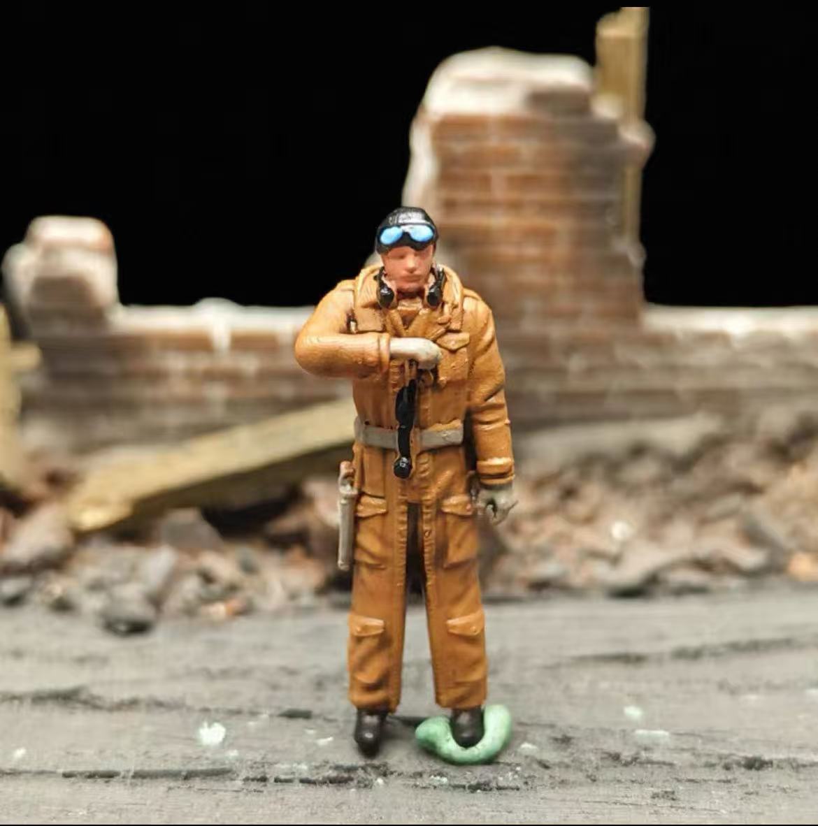 WWII British Tank Crew – 1/72 Scale Set of 10