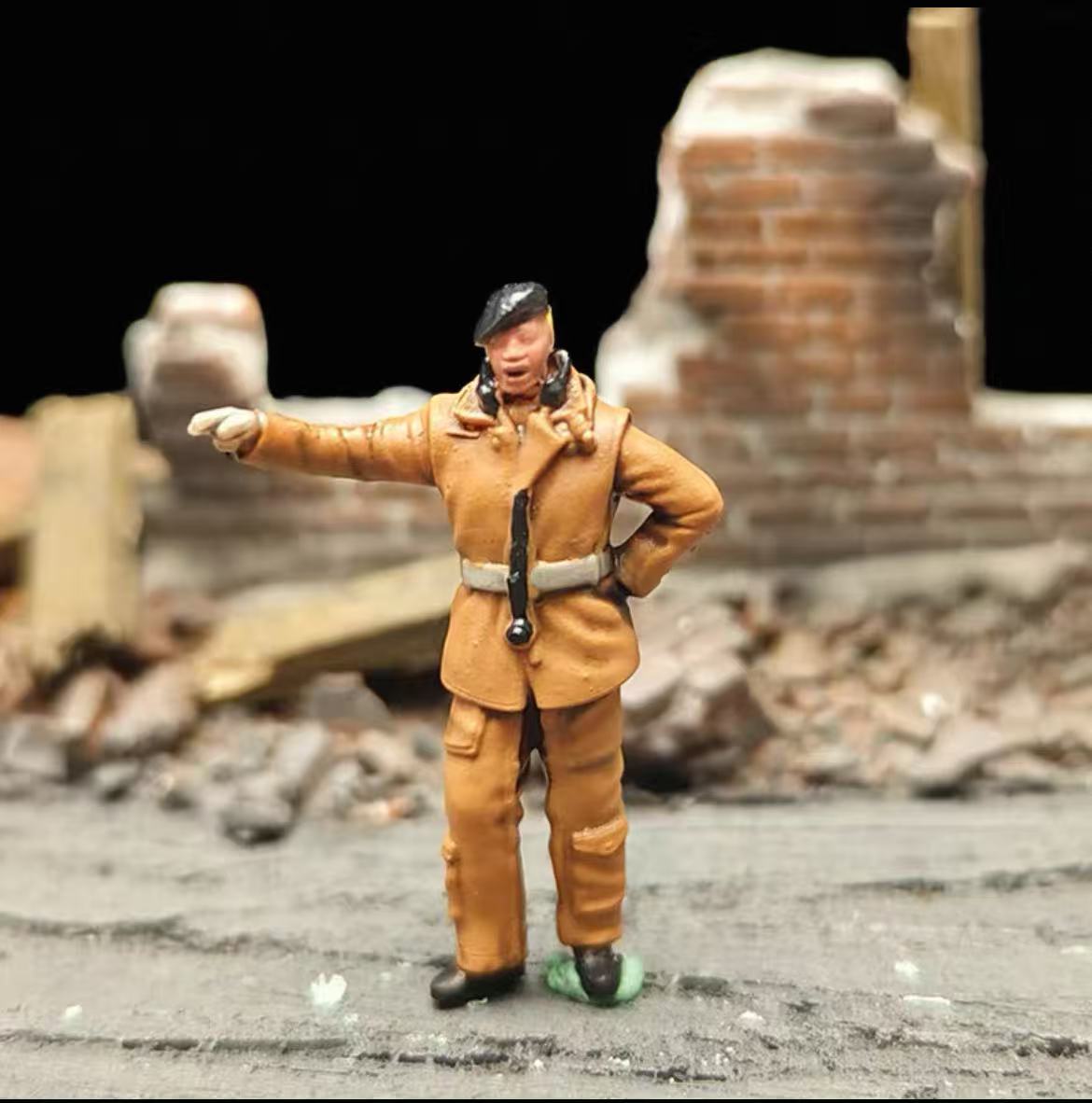 WWII British Tank Crew – 1/72 Scale Set of 10
