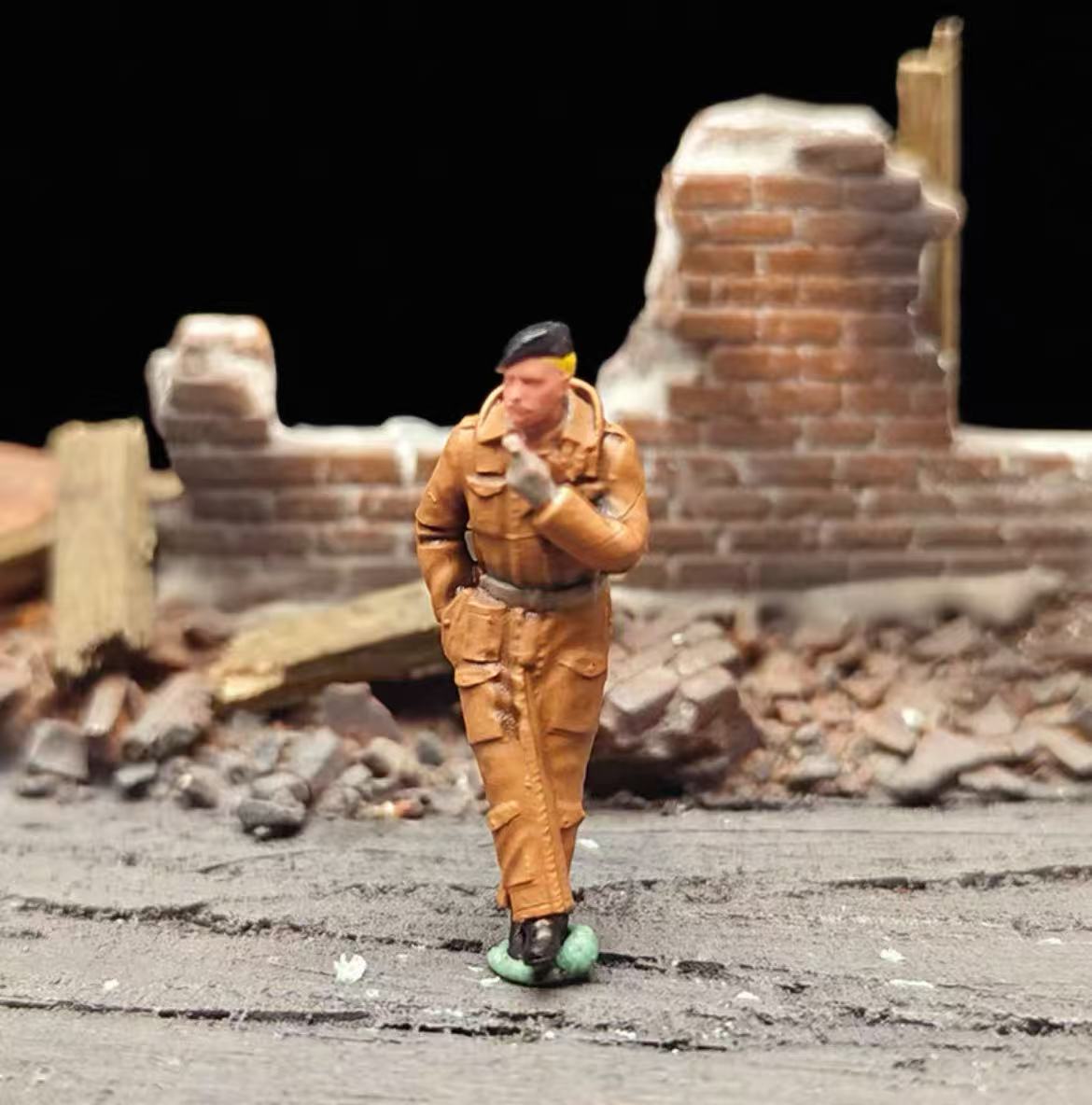 WWII British Tank Crew – 1/72 Scale Set of 10