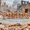 WWII British Tank Crew – 1/72 Scale Set of 10