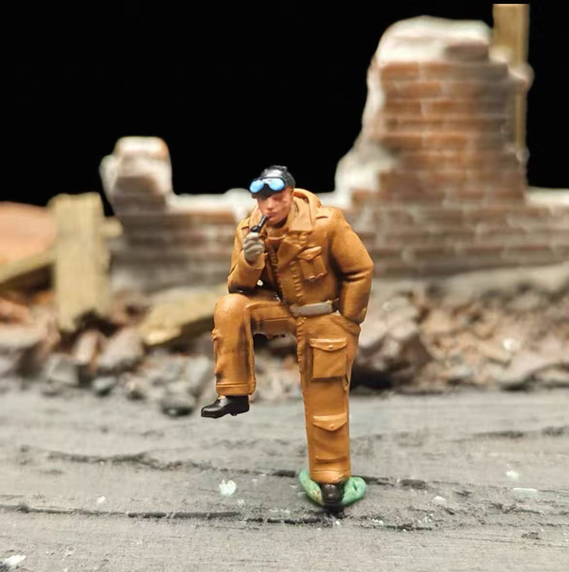 WWII British Tank Crew – 1/72 Scale Set of 10