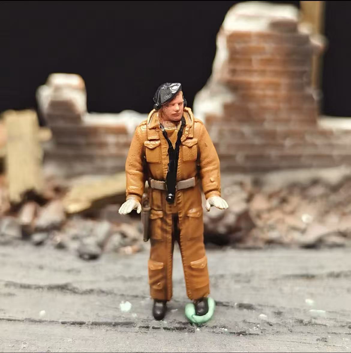 WWII British Tank Crew – 1/72 Scale Set of 10