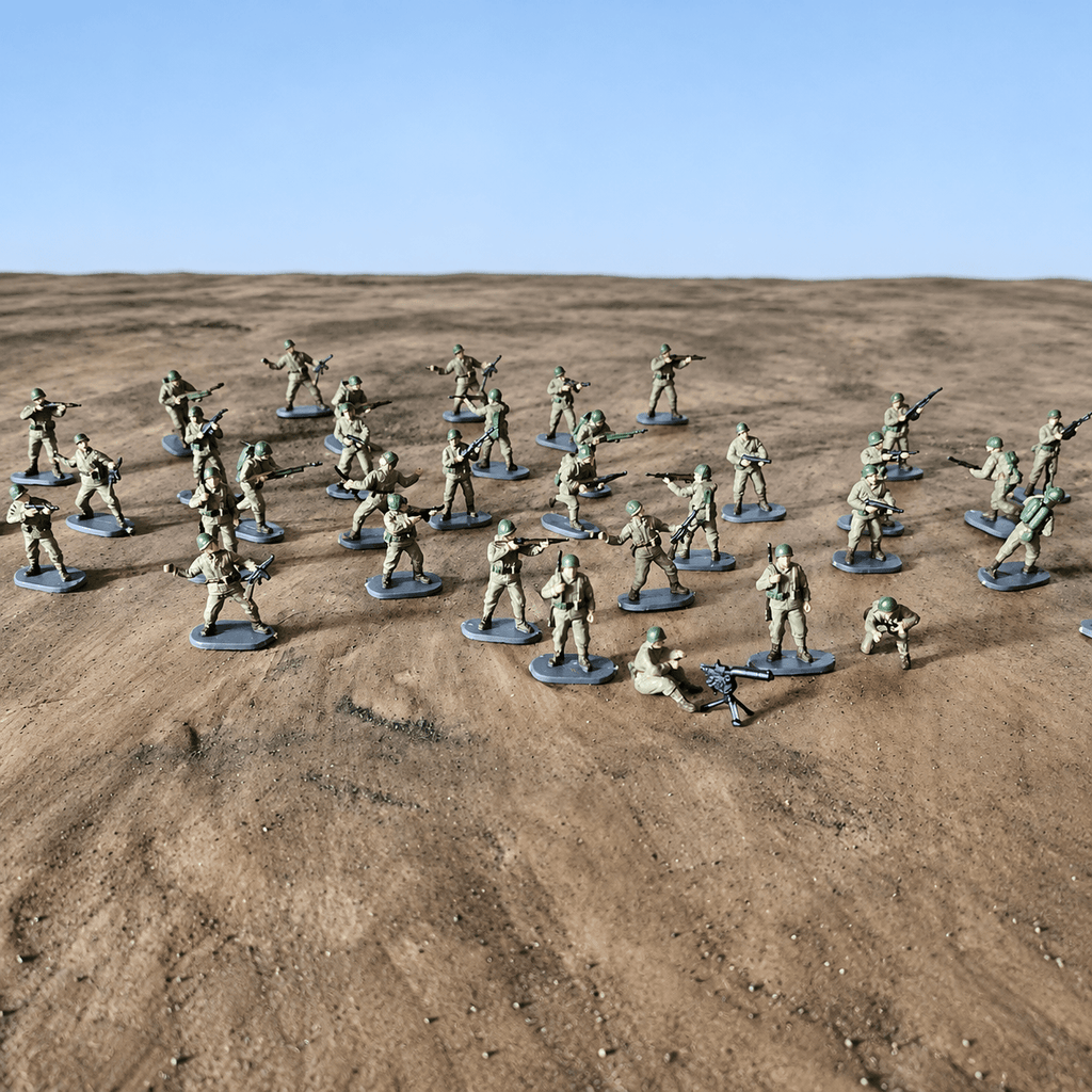WWII US Soldiers – 1/72 Scale Set of 20